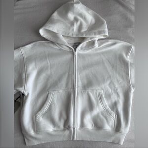 ARITZIA TNA COZY BF BOXY ZIP HOODIE